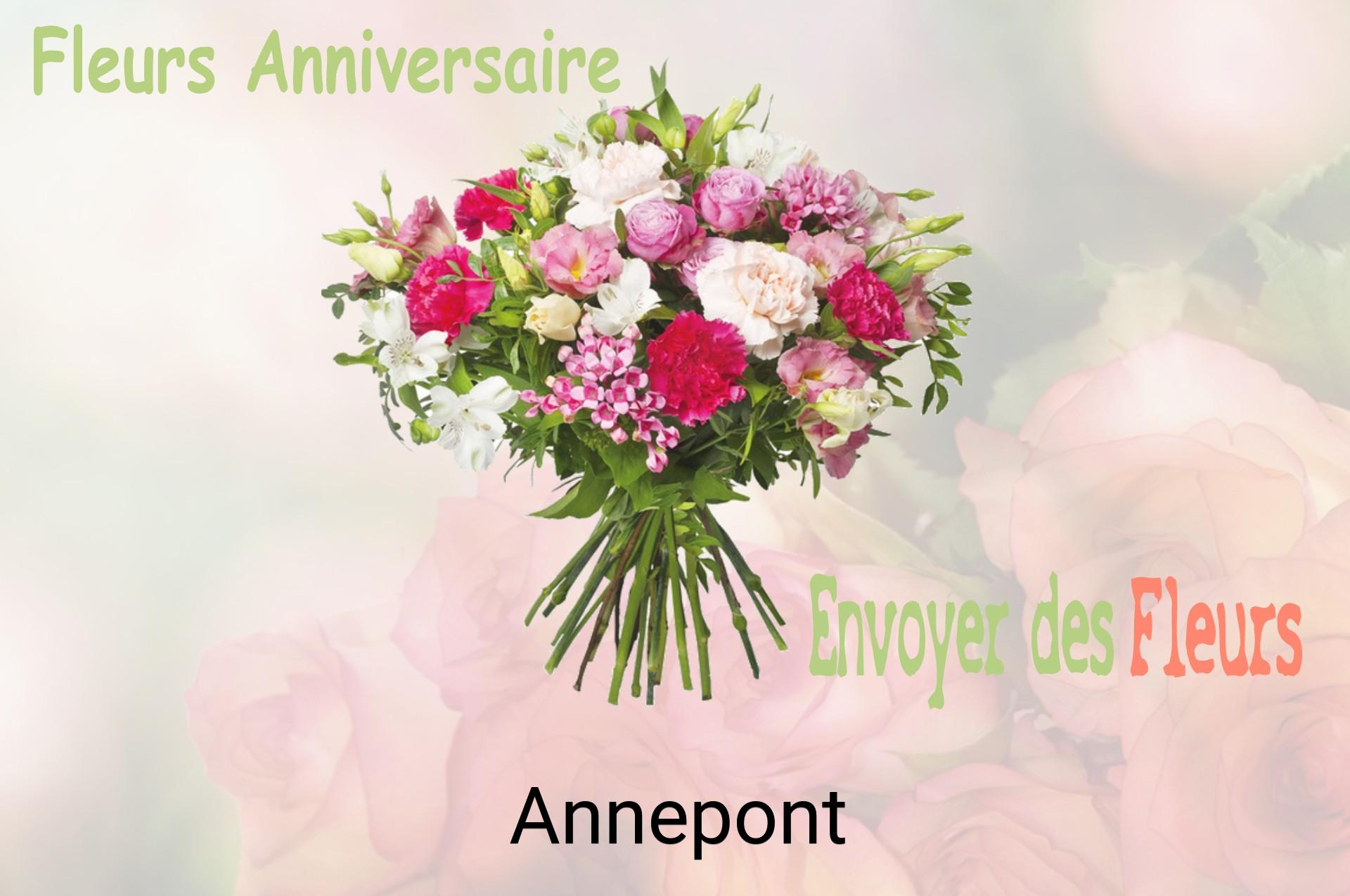 Bouquet de fleurs d’anniversaire livré à Annepont